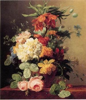 unknow artist Floral, beautiful classical still life of flowers.116